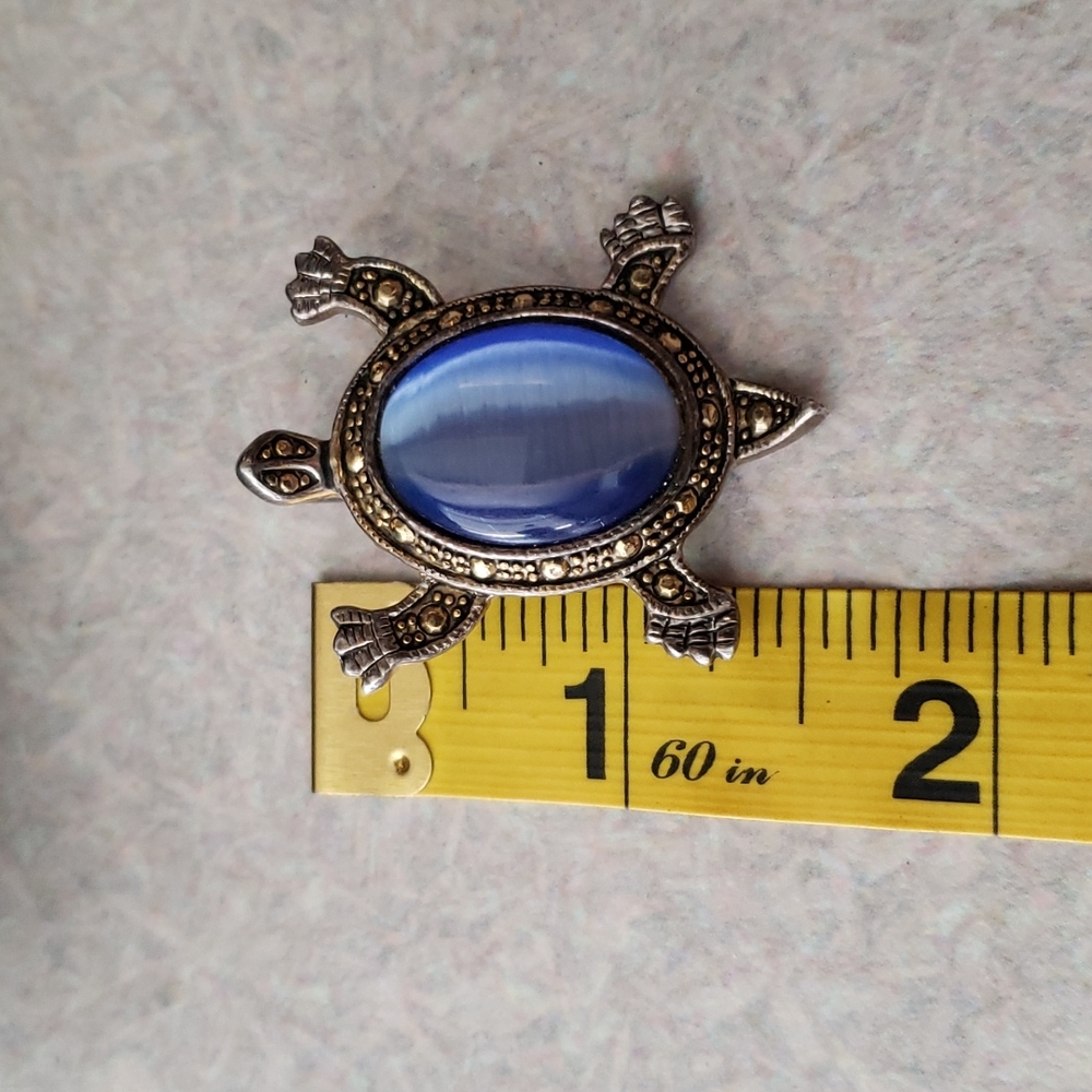 Vintage turtle charm - Picture 7 of 8
